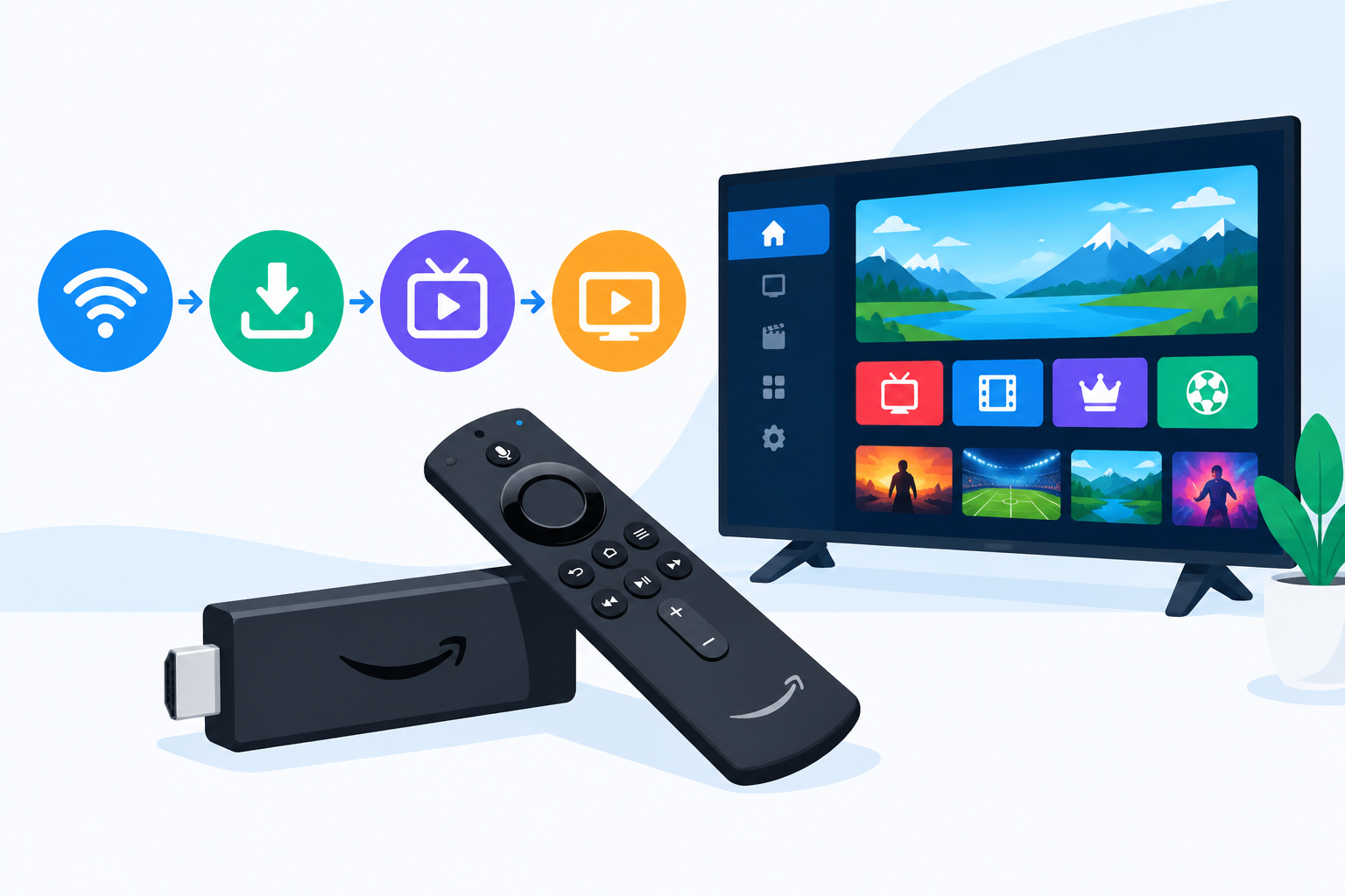how to set up IPTV on Firestick