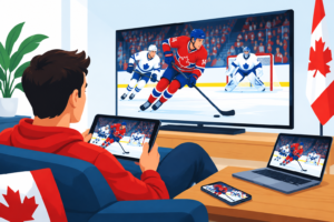 regarder le hockey LNH en direct sans câble au Canada