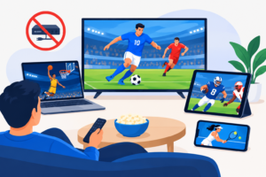 watch live sports without cable