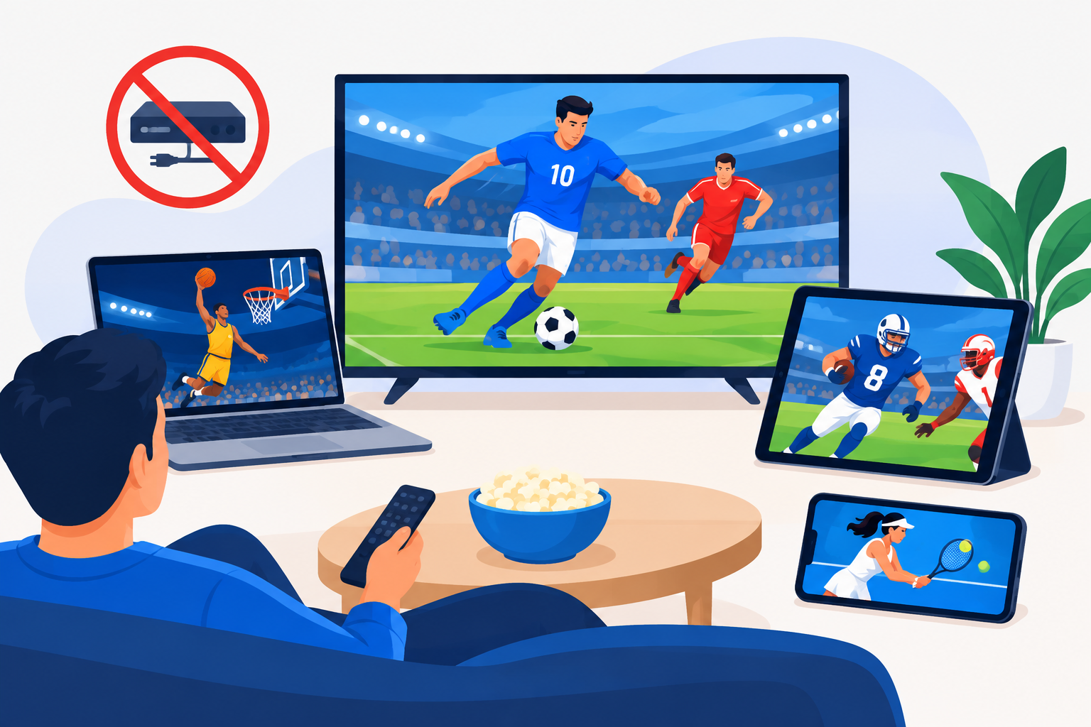 watch live sports without cable