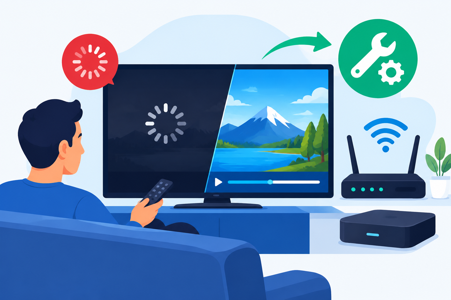 how to fix IPTV buffering